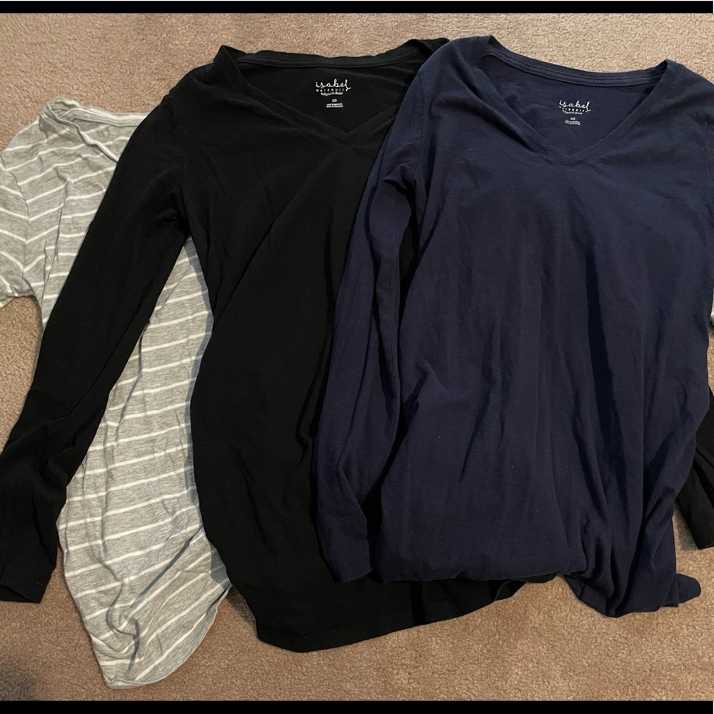 Bundle of Isabel Maternity by Ingrid & Isabel XS long sleeve - 4 shirts!